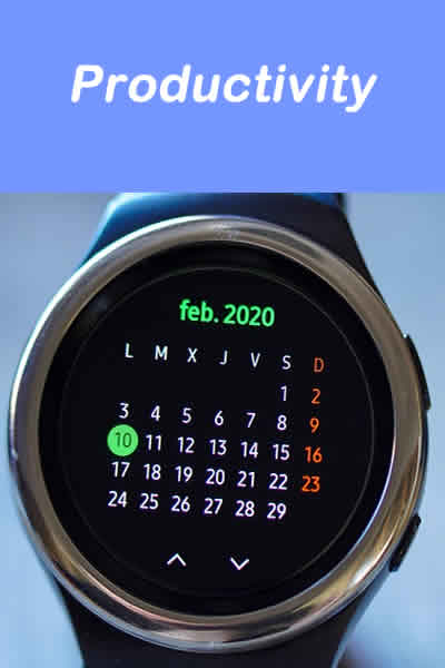 Productivity Smartwatch Apps